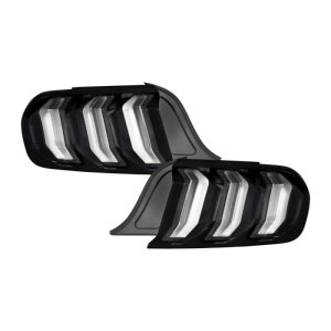 Ford Mustang Tail Lights - Rear - FORM Lighting - Sequential LED - Smoke - `15-`23